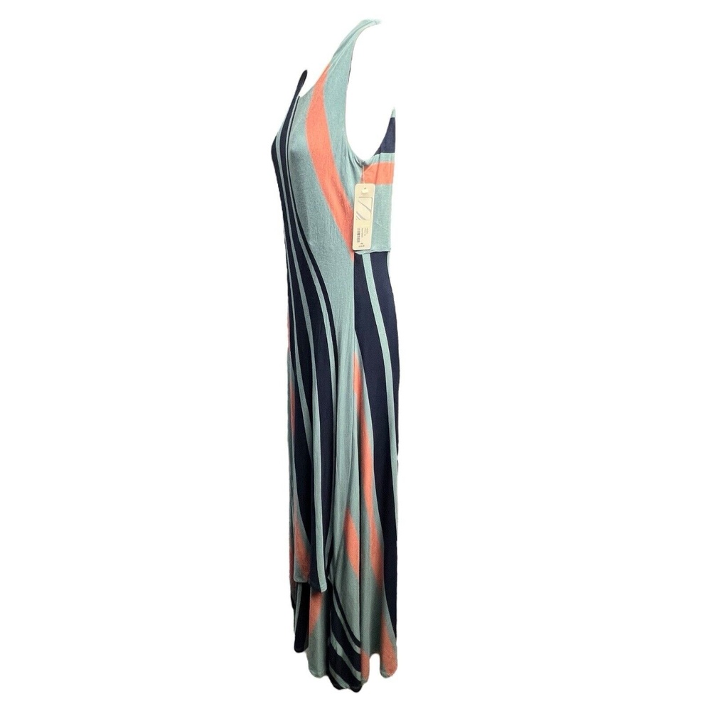 Soft Surroundings Maxi Dress Petite XS Multicolor Lina Asymmetrical Boho Flowy - Picture 4 of 10